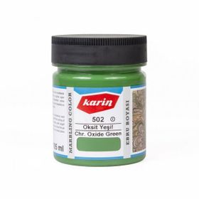 Karin N:502 Oksit Yeşil 105 ml Geleneksel Ebru Boyası