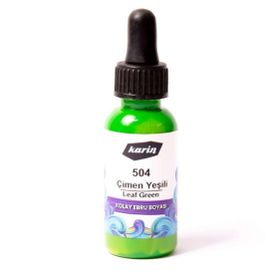 Karin N:504 Çimen Yeşili 30 ml Kolay Ebru Boyası
