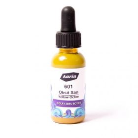 Karin N:601 Oksit Sarı 30 ml Kolay Ebru Boyası