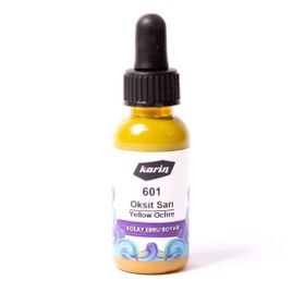 Karin N:601 Oksit Sarı 30 ml Kolay Ebru Boyası