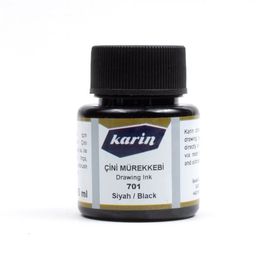 Karin Siyah 45 ml Çini Mürekkebi
