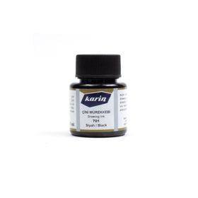 Karin Siyah 45 ml Çini Mürekkebi