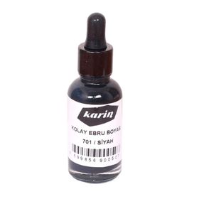 Karin Siyah Kolay 30 ml Ebru Boyası