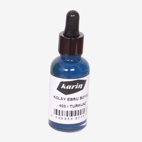 Karin Turkuaz Kolay 30 ml Ebru Boyası