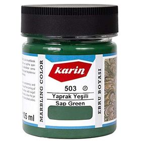 Karin Yaprak Yeşili 503 105 cc Ebru Boyası