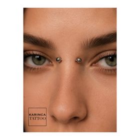 Karınca Bridge Piercing Büyük Toplu Düz Çubuk Conch Cheek Göğüs Ucu Nipple Piercing