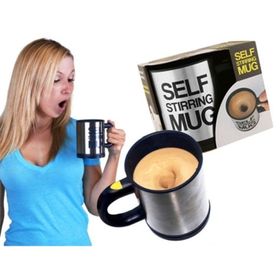Karıştırıcı Özellikli Mikser Self Stirring Mug Kupa Bardak