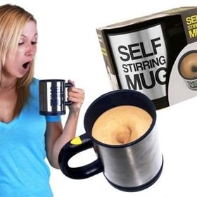 Karıştırıcı Özellikli Mikser Self Stirring Mug Kupa Bardak