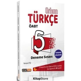 Kariyer Meslek Yayıncılık 2019 Orhun ÖABT Türkçe Çözümlü 5 Deneme Sınavı Ramazan Ateş