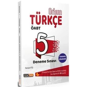 Kariyer Meslek Yayıncılık 2019 Orhun ÖABT Türkçe Çözümlü 5 Deneme Sınavı Ramazan Ateş