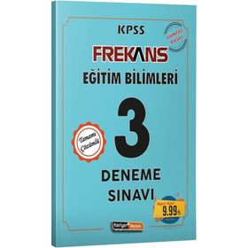 Kariyer Meslek Yayıncılık Kariyer Meslek Yayınları Kpss Eğitim Bilimleri Frekans 3 Deneme Sınavı Kariyer Meslek Komisyon