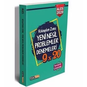 Kariyer Meslek Yayınları 2020 ALES Kolaydan Zora 9x20 Yeni Nesil Çözümlü Problemler Denemeleri