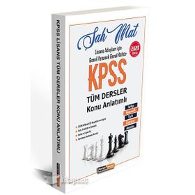 Kariyer Meslek Yayınları 2020 KPSS Şah Mat Genel Yetenek Genel Kültür Tüm Dersler Konu Anlatımlı