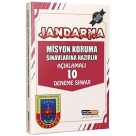 Kariyer Meslek Yayınları Jandarma Misyon Koruma Sınavlarına Hazırlık Açıklamalı 10 Deneme Sınavı