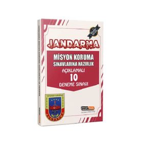 Kariyer Meslek Yayınları Jandarma Misyon Koruma Sınavlarına Hazırlık Açıklamalı 10 Deneme Sınavı