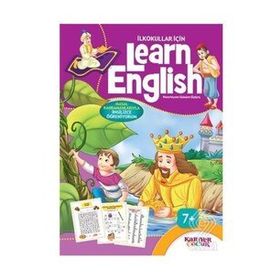 Kariyer Yayınları İlkokullar İçin Learn English Mor