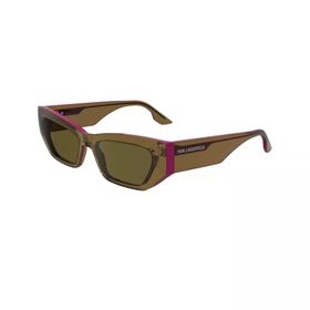 Karl Lagerfeld KL 6160S 210 54 Dikdörtgen Şeffaf Kahverengi Kemik Unisex Güneş Gözlüğü