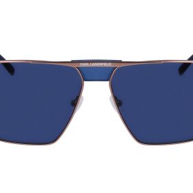 Karl Lagerfeld KL350S Paris 58/13/140 Pilot Mat Amber Altın Erkek Güneş Gözlüğü