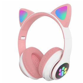 Karler Bass Pembe Kulak Üstü Bluetooth Kablosuz