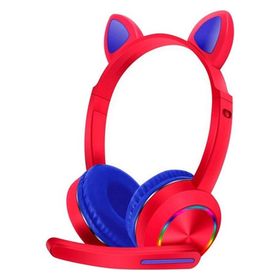 Karler Kedi Kırmızı Bluetooth Kulaklık