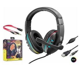 Karler KR-GM102 Siyah Mikrofonlu Oyuncu Kulaklığı