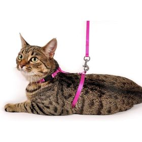 Karlie 110 cm Pembe Kedi Göğüs Tasma ve Uzatma Seti