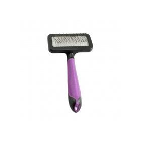 Karlie 17,5x10x4 cm Mor/Siyah Plastik Saplı Kedi Fırçası