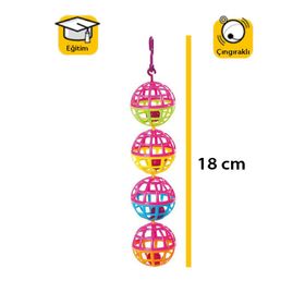 Karlie 18 cm Plastik Kuş Oyuncağı