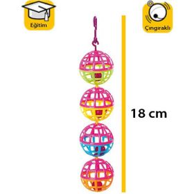 Karlie 18 cm Plastik Kuş Oyuncağı