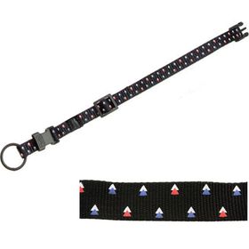 Karlie 20-35 cm 10 mm Siyah Art Ayarlanabilir Köpek Boyun Tasması