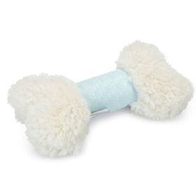 Karlie 21 cm Beyaz Yavru Köpek Peluş Oyuncak Kemik