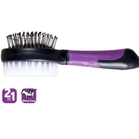 Karlie 21x6x6 cm Mor-Siyah 2 Taraflı Fırça