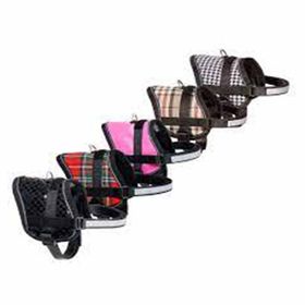 Karlie 36-46 cm Bej Reflektörlü İsimlikli Köpek Göğüs Tasması