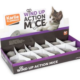 Karlie 5 cm 12'li Kurmalı Fare Kedi Oyuncağı