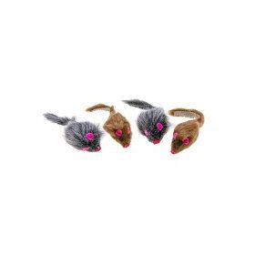 Karlie 5 cm Karışık Renkli Peluş Fare Kedi Oyuncağı