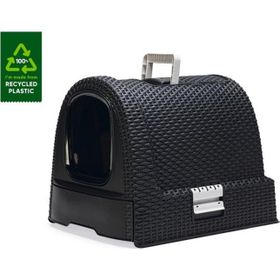 Karlie 51x38.5 Kahverengi Plastik Kedi Tuvaleti