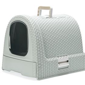 Karlie 51x38.5x39.5 Mavi Plastik Kedi Tuvaleti