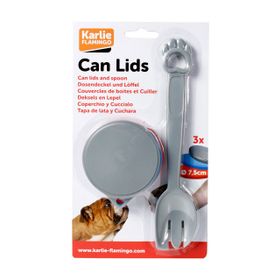 Karlie 7 cm 3'lü Konserve Mama Kapağı Kaşık