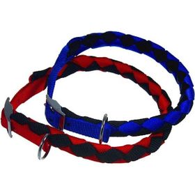 Karlie Art Nova Plus Mavi 25 mm 70 cm XL Patili Köpek Boyun Tasması