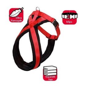 Karlie Art Sportive Medium 58-70 cm Kırmızı Köpek Göğüs Tasması