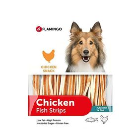 Karlie Flamingo Tavuk ve Balık Etli 85 gr Şerit Köpek Ödül Maması