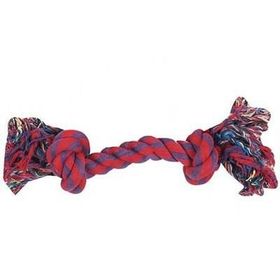 Karlie İki Düğümlü Renkli İp 22 cm Köpek Oyuncağı