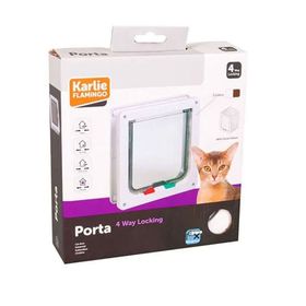 Karlie Kilitli 4 Yönlü 19.2x20 cm Kahverengi Kedi ve Köpek Kapısı