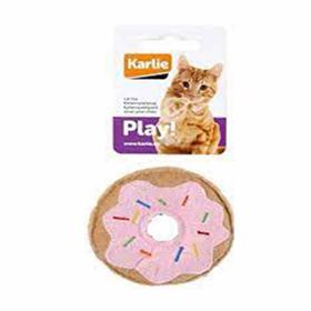 Karlie Pembe Çörek 7.5 cm Peluş Kedi Oyuncak