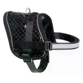 Karlie Reflektörlü 26-35 cm Siyah Küçük Irk Köpek Göğüs Tasması