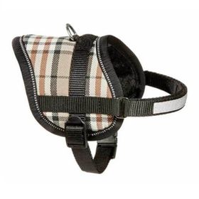 Karlie Reflektörlü 36-46 cm Krem Küçük Irk Köpek Göğüs Tasması