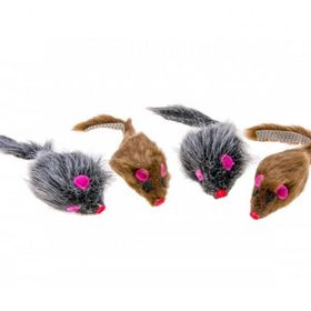 Karlie Siyah ve Beyaz 5 cm Peluş Fare
