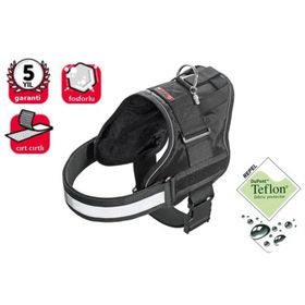 Karlie Teflon 80-100 cm XL Reflektörlü İsimlikli Köpek Göğüs Tasması
