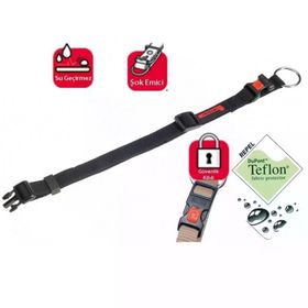 Karlie Teflon Kilitli Large 45-65 cm Siyah Köpek Boyun Tasması