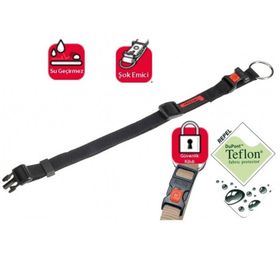 Karlie Teflon Kilitli Large 45-65 cm Siyah Köpek Boyun Tasması